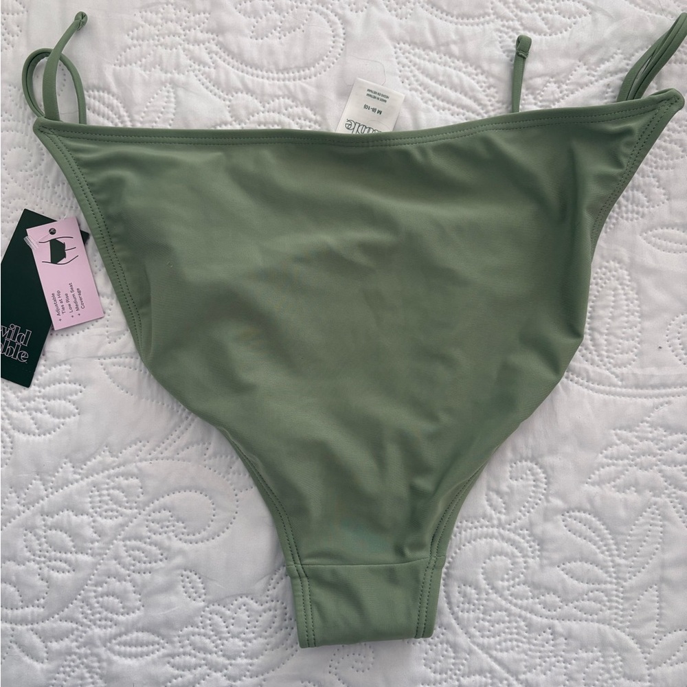 NEW! Wild Fable Green Knit Bikini Set - Picture 9 of 9